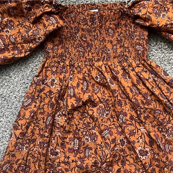 ⭐️SALE⭐️Mi Golondrina Orange Sundress - Picture 14 of 14